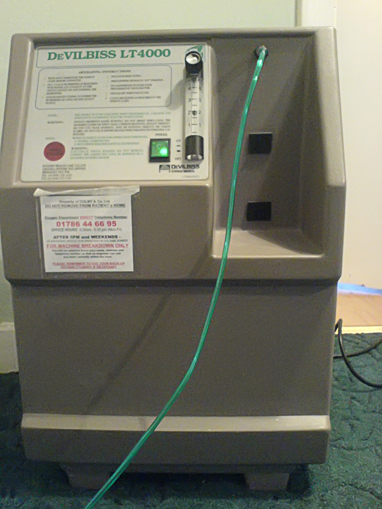 Home medical equipment setup