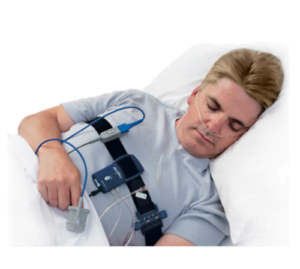 Level 3 portable home sleep study monitoring device