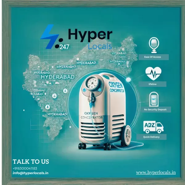 Oxygen Concentrator For Rent In Hyderabad. Hyperlocals provide rental, advance rental & oxygen concentrator for sale