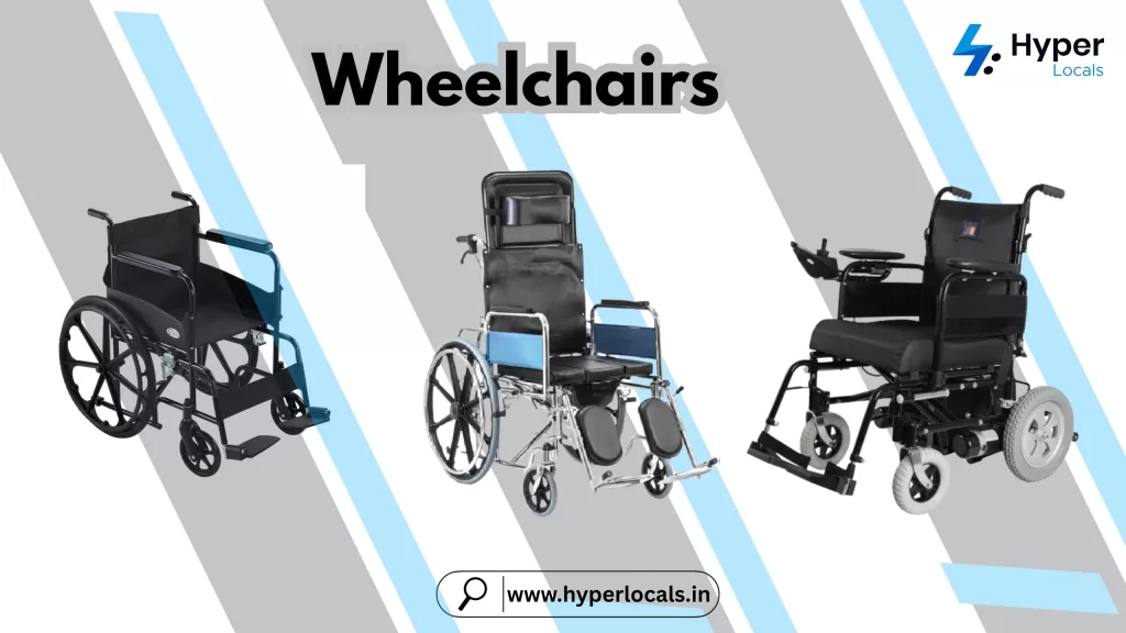 Manual, reclining, and electric wheelchairs for rent in India – Hyperlocals medical equipment service