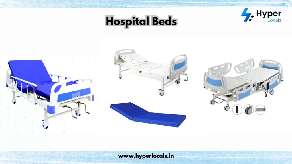 Motorized and Manual hospital bed rental setup for home care in India