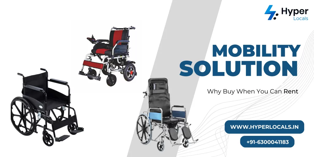 Foldable wheelchair  available for rent in India